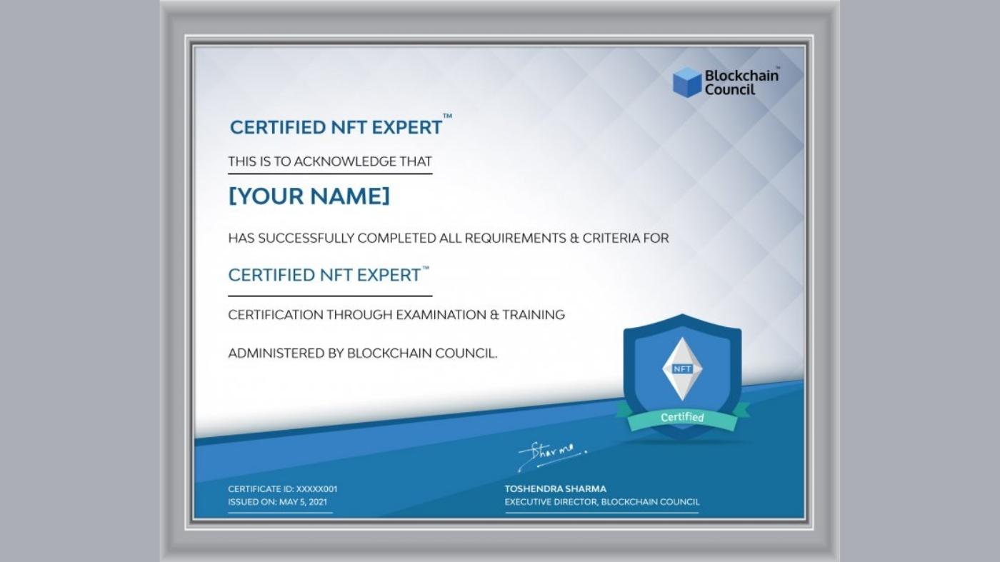 Certified Of NFT