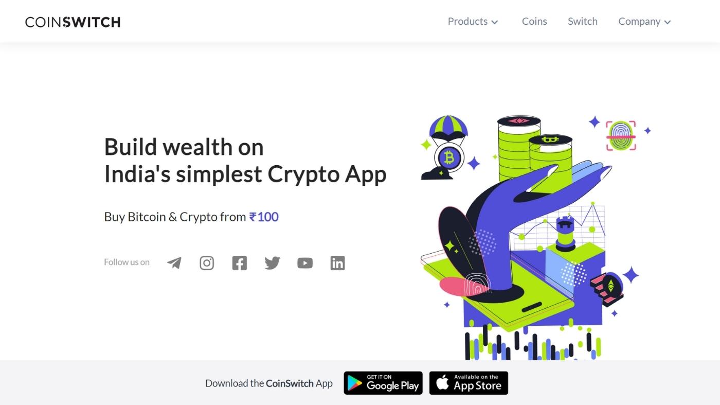 CoinSwitch Crypto Exchanges