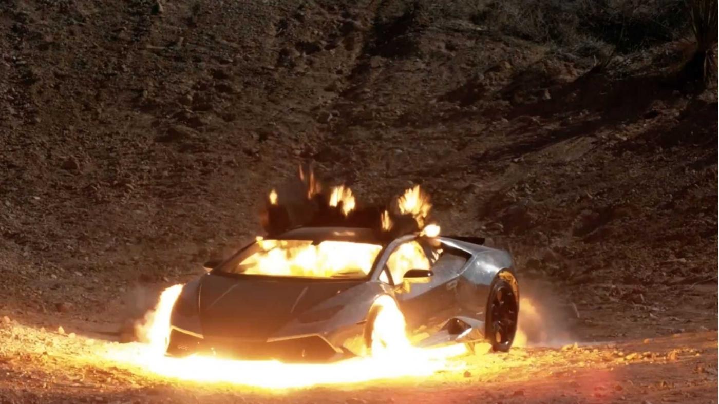 Exploding Lamborghini Huracan